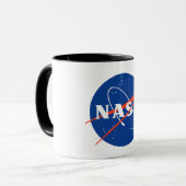 Genehmigung der NASA Tasse (Vorderseite Links)