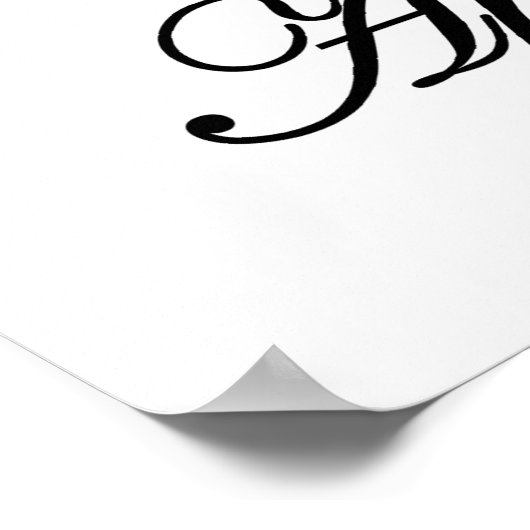 Genehmigung der Spaghetti-Katze Poster (Ecke)