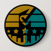 Genehmigungsstufen - Eine moderne Perspektive Button (Vorderseite)