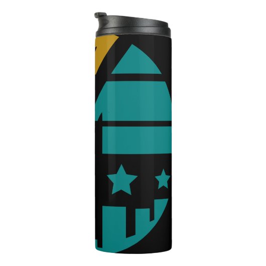 Genehmigungsstufen - Eine moderne Perspektive Thermosbecher (Nach rechts gedreht)