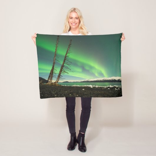Geneigter Baum Aurora Fleecedecke (Beispiel)