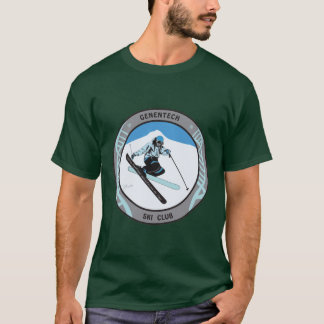 Genentech Ski-und Snowboard-Verein-T - Shirt