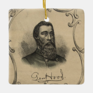 Genera John Bell Hood Keramikornament