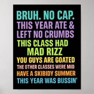 General A Slang Lehrer glücklich letzten Schultag Poster