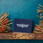 General Air Pilot Chrome like Wings Compass Fotoplatte (Seite)