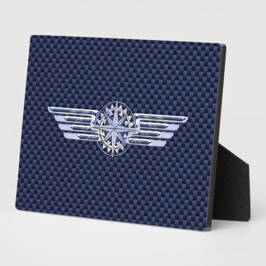 General Air Pilot Chrome like Wings Compass Fotoplatte (Seite)