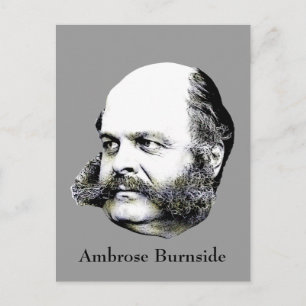 General Ambrose Burnside, ziviler Krieg Postkarte