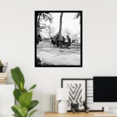 General Ambrose E. Burnside und Matthew Brady 1863 Poster (Heimbüro)