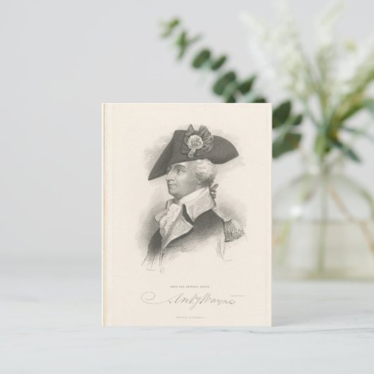 General Anthony Wayne Postkarte (Stehend Vorderseite)