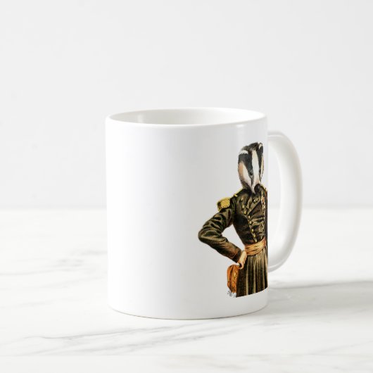 General Badger Kaffeetasse (VorderseiteRechts)