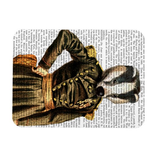 General Badger Magnet (Horizontal)