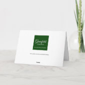 General Birthday Fisherman House Norwegen Watercol Karte (Rückseite)