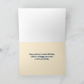 General Birthday Fisherman House Norwegen Watercol Karte (Innenseite)