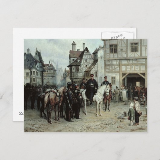 General Blucher Postkarte (Vorne/Hinten)