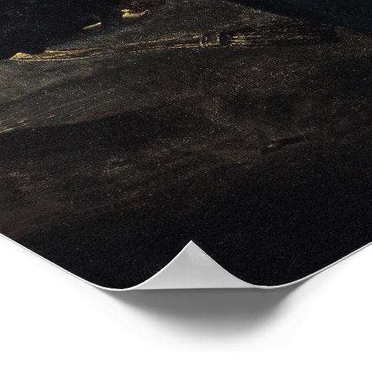 General Bonaparte auf der Brücke von Arcole Poster (Ecke)