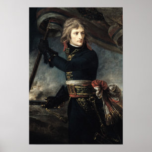 General Bonaparte auf der Brücke von Arcole Poster
