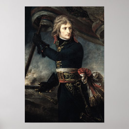 General Bonaparte auf der Brücke von Arcole Poster (Vorne)