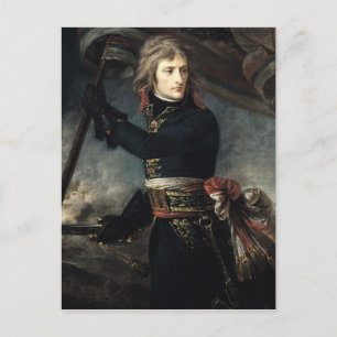 General Bonaparte auf der Brücke von Arcole Postkarte