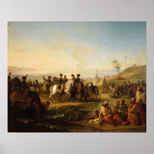 General Bonaparte besucht die Brunnen Poster (Vorne)