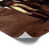 General Bonaparte in Kairo von Gérôme Jean-Léon Poster (Ecke)