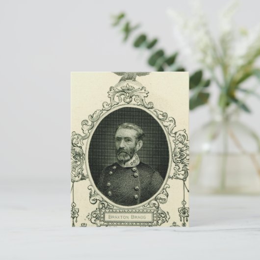 General Bragg Postkarte (Stehend Vorderseite)