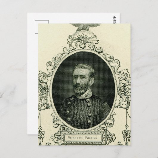 General Bragg Postkarte (Vorne/Hinten)