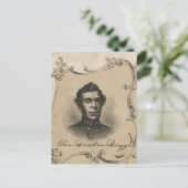 General Braxton Bragg Postkarte (Stehend Vorderseite)