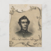 General Braxton Bragg Postkarte (Vorderseite)