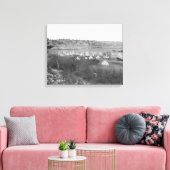 General Brooks Lager in der Nähe des Pine Ridge Leinwanddruck (Insitu (Wohnzimmer))