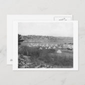 General Brooks Lager in der Nähe des Pine Ridge Postkarte (Vorne/Hinten)