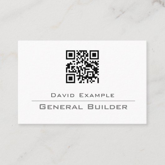 General Builder Gebäude Company Representative Visitenkarte (Vorderseite)