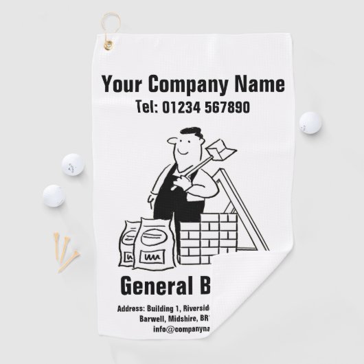 General Builder Werbeaktion Golfhandtuch (Insitu)