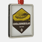 General Burnside Island Staat Park Kentucky Ornament Aus Metall (Rechts)