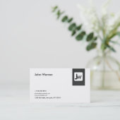 General Business Card Visitenkarte (Stehend Vorderseite)