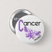 General Cancer BUTTERFLY 3,1 Button (Vorne & Hinten)