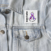 General Cancer Flower Ribbon 3 Button (Beispiel)