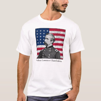 General Chamberlain und die amerikanische Flagge T-Shirt
