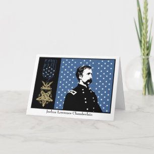 General Chamberlain und die Ehrenmedaille Karte
