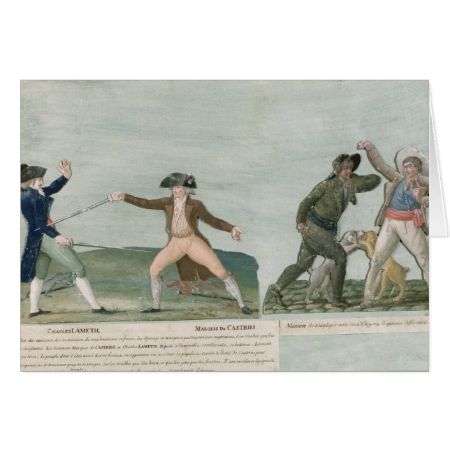 General Charles Lameth und Charles Eugene (Vorderseite (Horizontal))