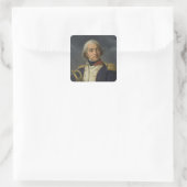 General Charles Pichegru Quadratischer Aufkleber (Tasche)