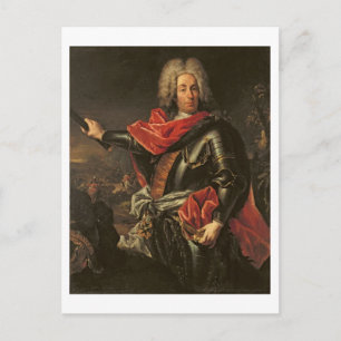 General Count Johann Matthias von der Schulenburg Postkarte