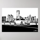 General Coupe City Scape Poster (Vorne)