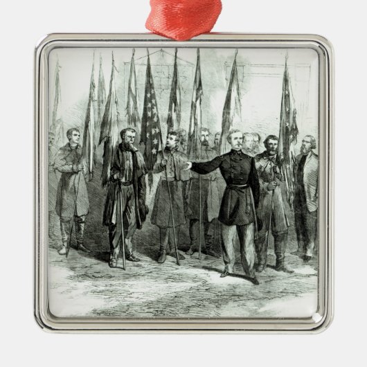 General Custer Silbernes Ornament (Vorne)