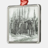 General Custer Silbernes Ornament (Links)
