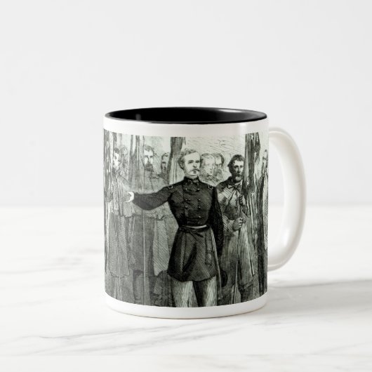 General Custer Zweifarbige Tasse (VorderseiteRechts)