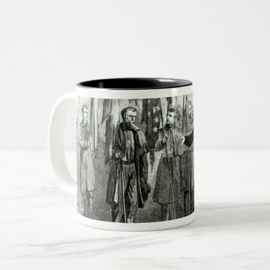 General Custer Zweifarbige Tasse (Vorderseite Links)