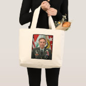 General David Petraeus Portrait Große Totentasche Jumbo Stoffbeutel (Vorderseite (Produkt))