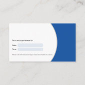 General Dentist | Zähne Terminkarte (Rückseite)