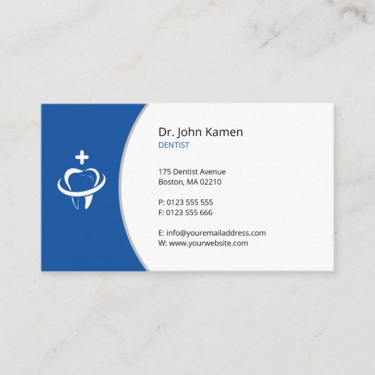 General Dentist | Zähne Terminkarte (Vorderseite)