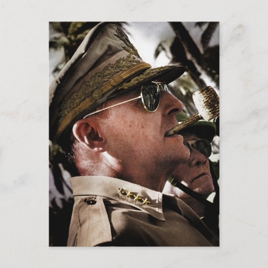 General Douglas MacArthur Postkarte (Vorderseite)